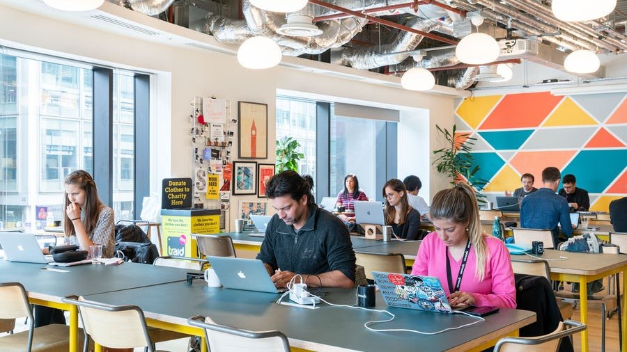 colourful office